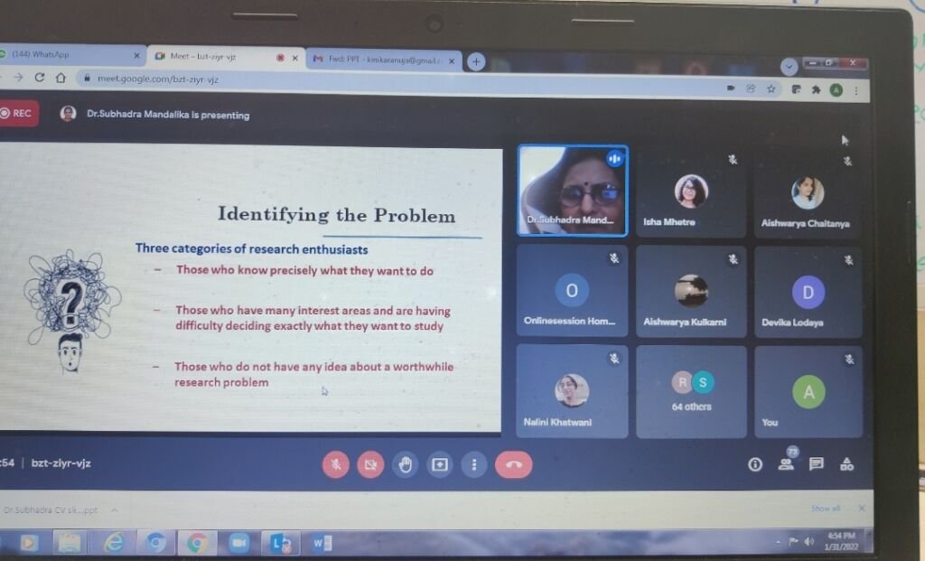 Online workshop on Research Methodology and Writing Research Proposal ...